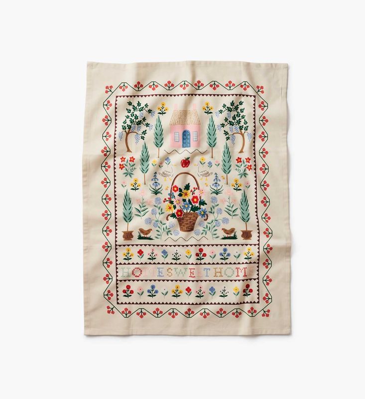 Riffle Paper Home Sweet Home Tea Towel