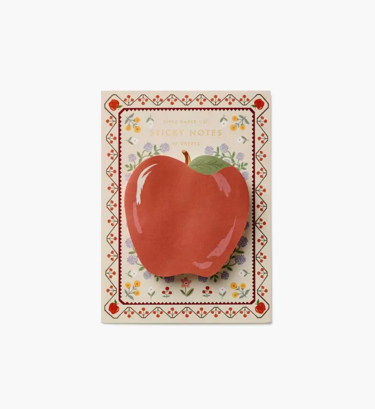 Riffle Paper Apple Sticky Notes