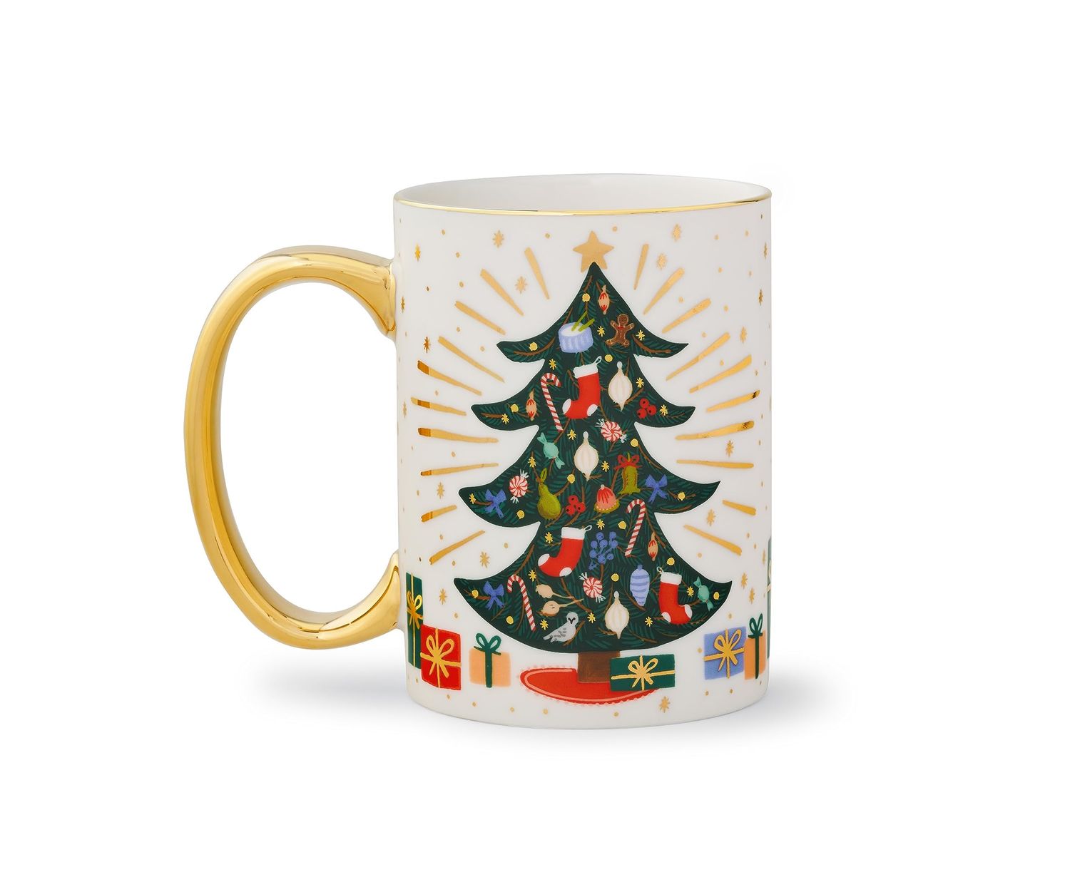 Riffle Paper Holiday Tree Porcelain Mug