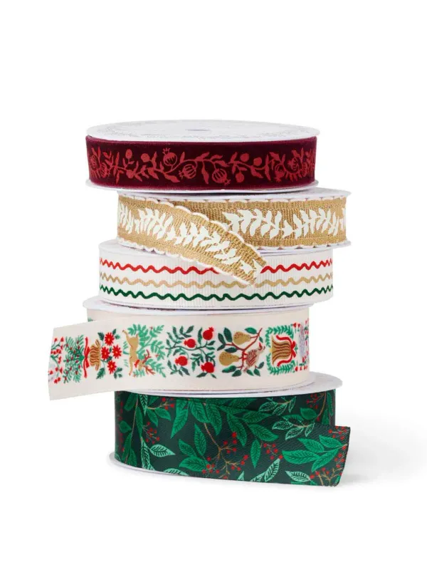 Riffle Paper Willowberry Ribbon Set of 5