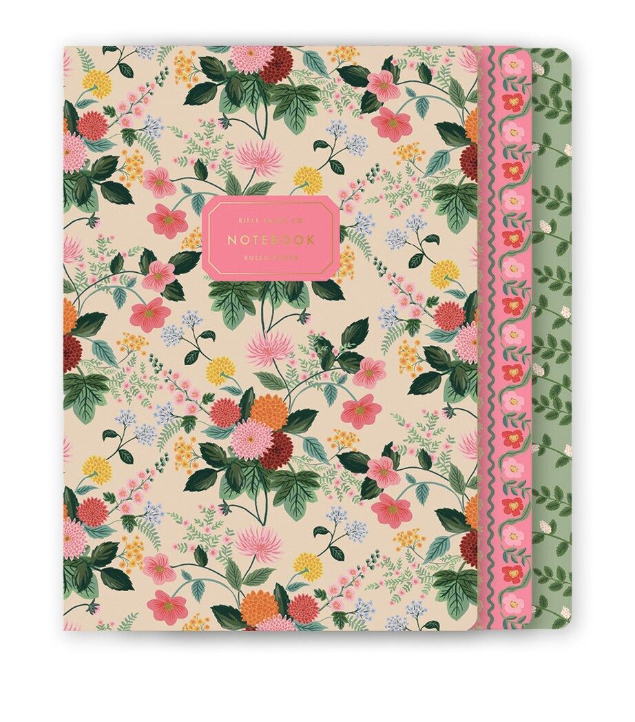 Riffle Paper Assorted Set of 3 Dahlia Notebooks