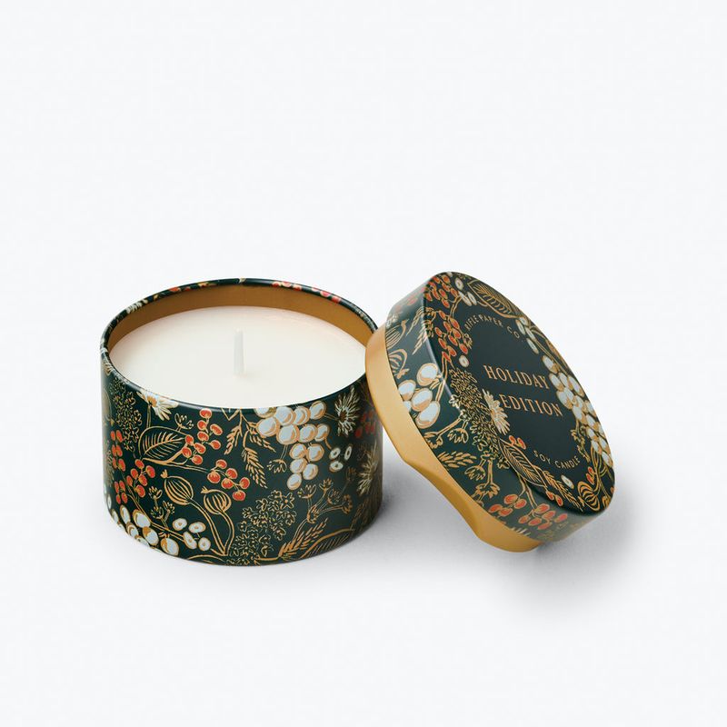 Riffle Paper Holiday 3 oz Tin Candle