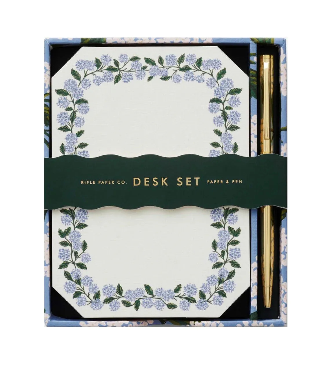 Riffle Paper Hydrangea Note Writing Set