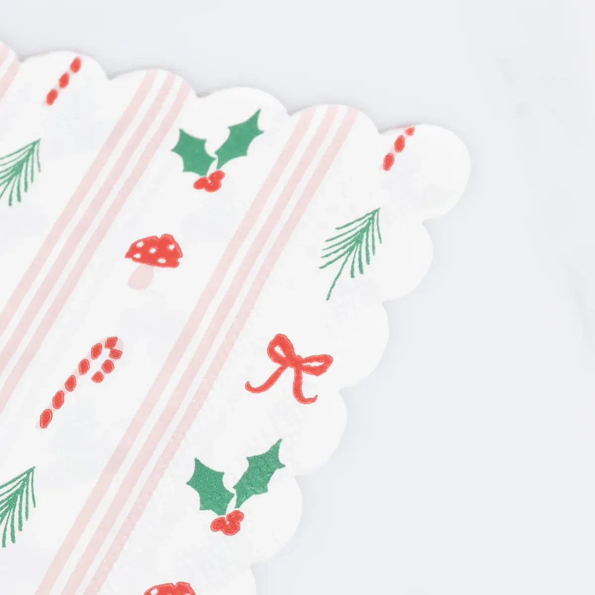 MERI MERI FESTIVE ICON STRIPES SMALL NAPKINS