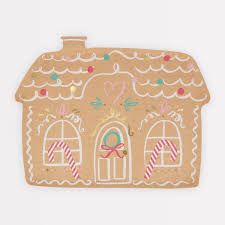 MERI MERI GINGERBREAD HOUSE PLATES