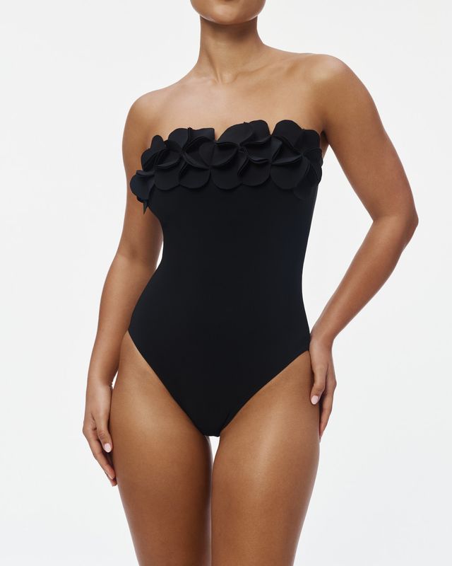 KARLA COLLETTO Tess Bandeau with Shelf Bra Black