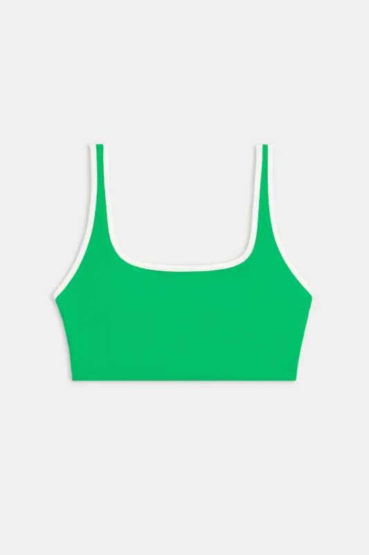 SPLITS 59 CAIT RIGOR BRA GRASS/WHITE