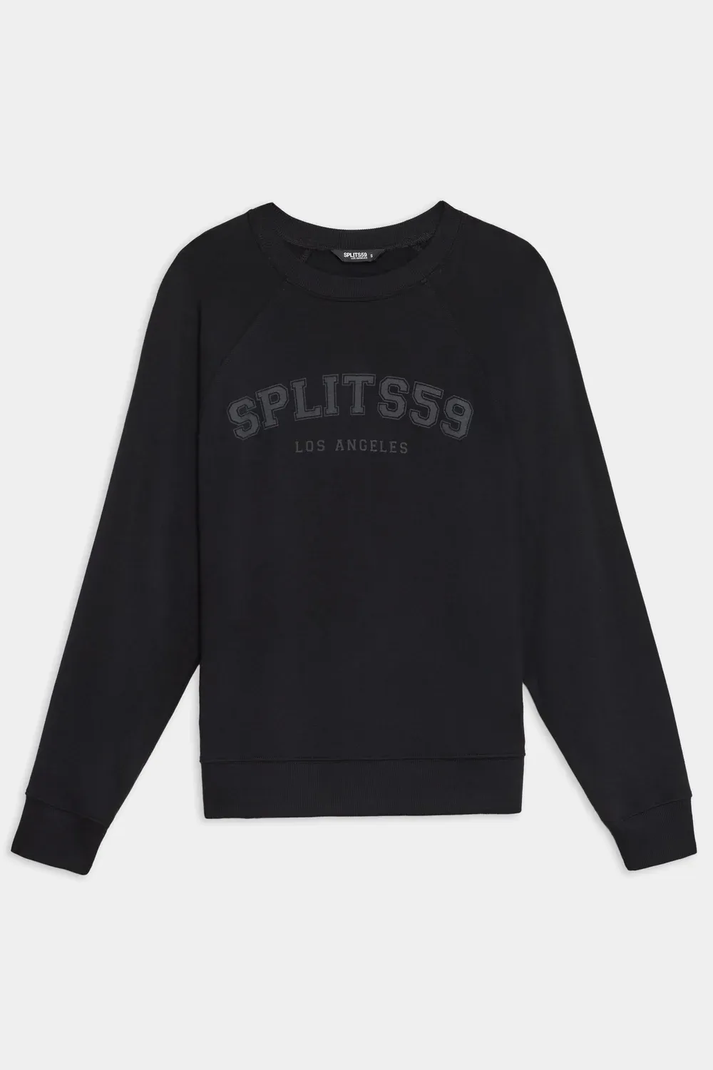 SPLITS 59 ANDIE OVERSIZED FLEECE SWEATSHIRT BLACK