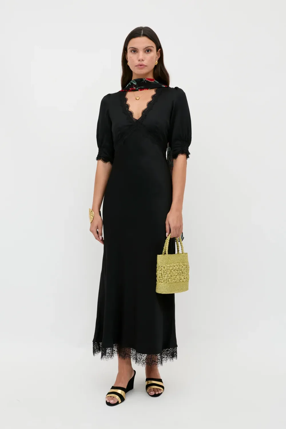 Rixo Annina Dress Black
