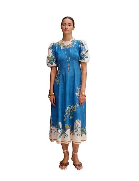 ALEMAIS LUDA MIDI DRESS