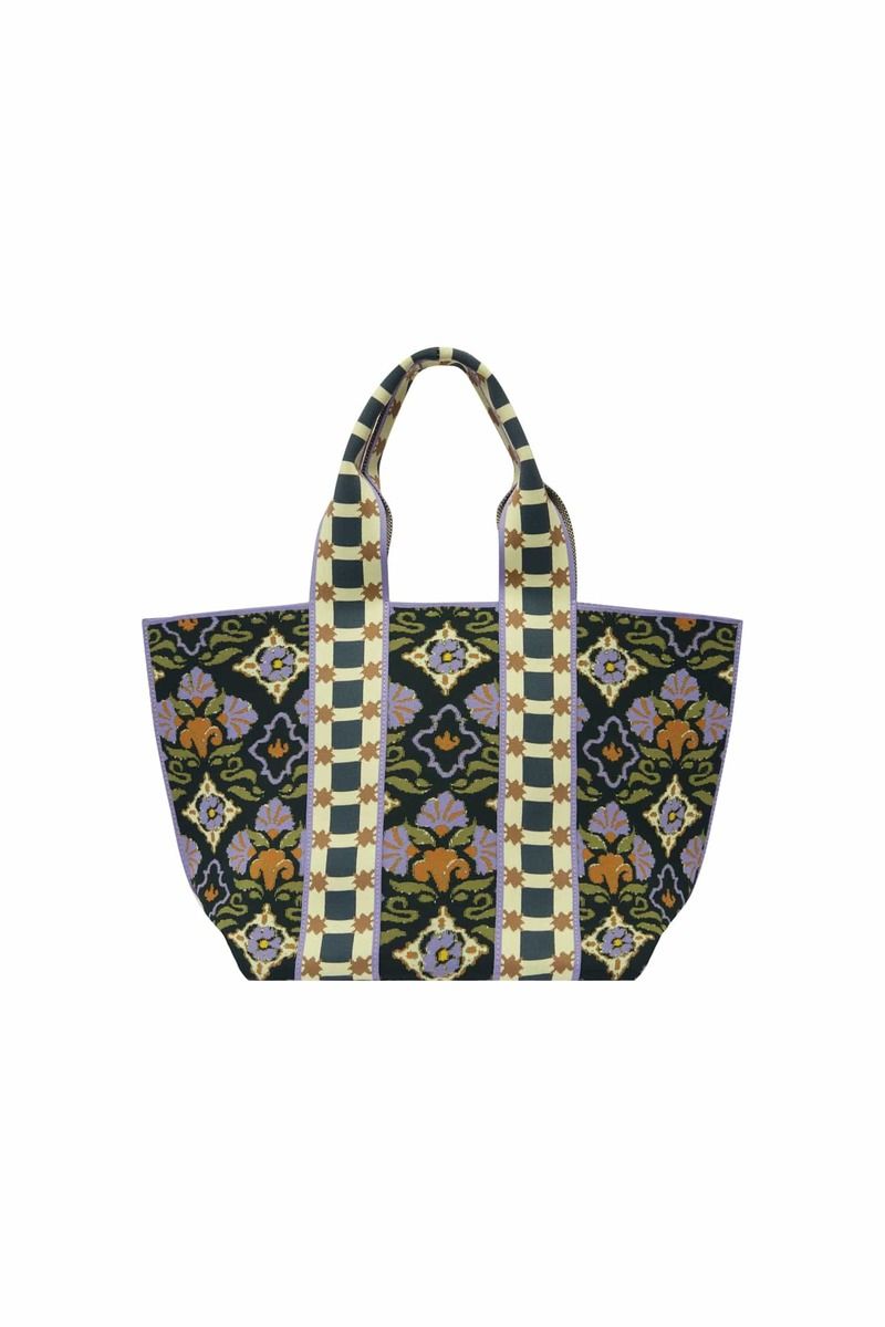 ALEMAIS CECE JACQUARD MAXI TOTE