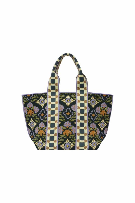 ALEMAIS CECE JACQUARD MAXI TOTE