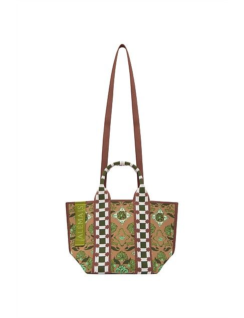 ALEMAIS CECE JACQUARD MINI TOTE