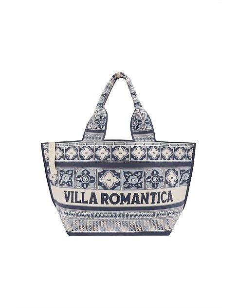 ALEMAIS VILLA ROMANTICA JACQUARD MAXI TOTE