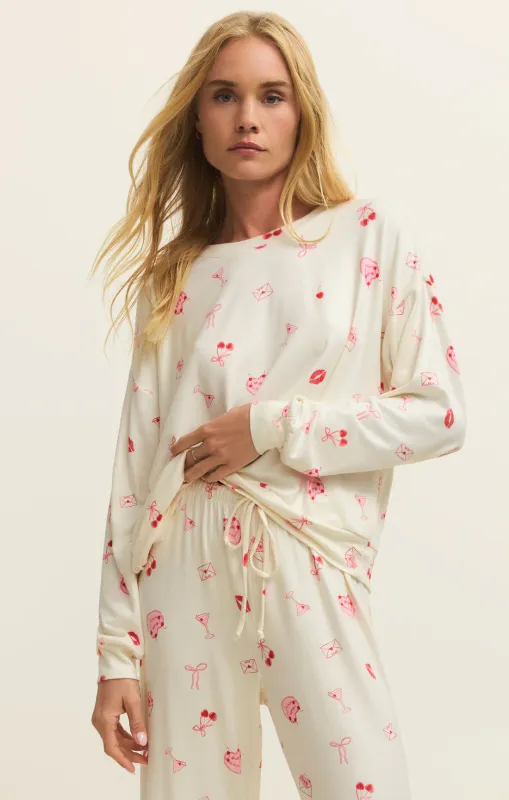 Z Supply Mira Sweet Things LS Top