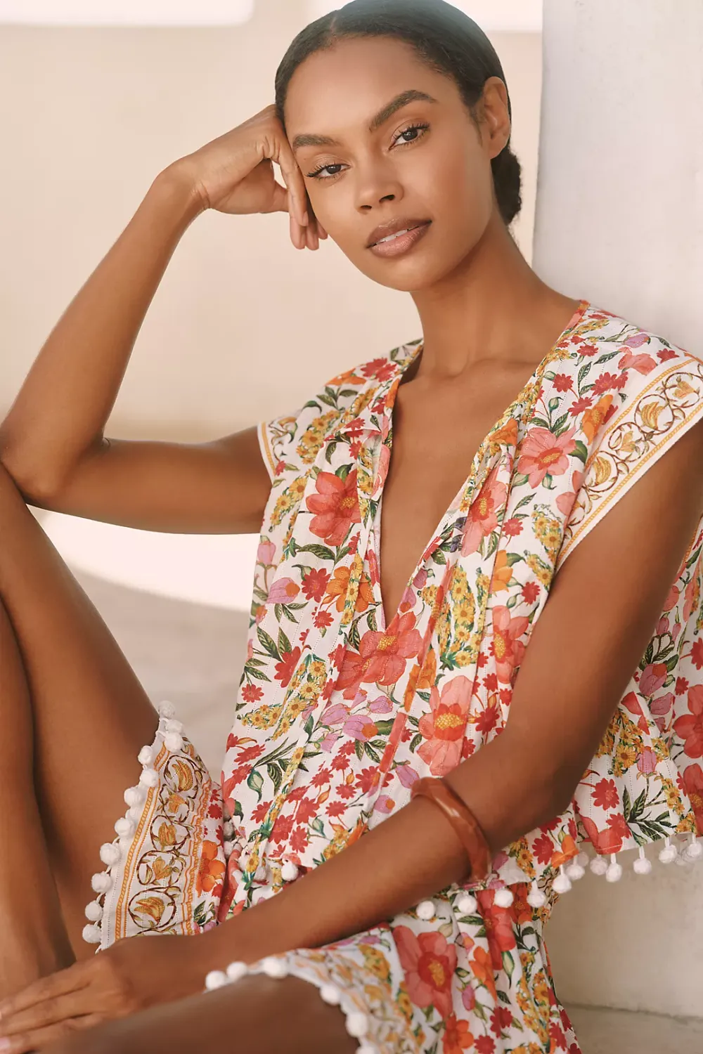 FARM RIO BANANA FLOWERS SHORTS