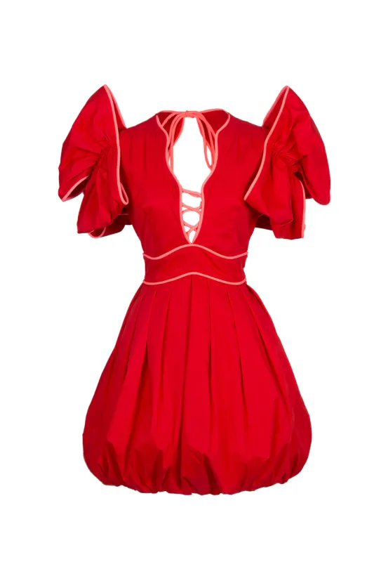 Celia B Orbit Dress Red