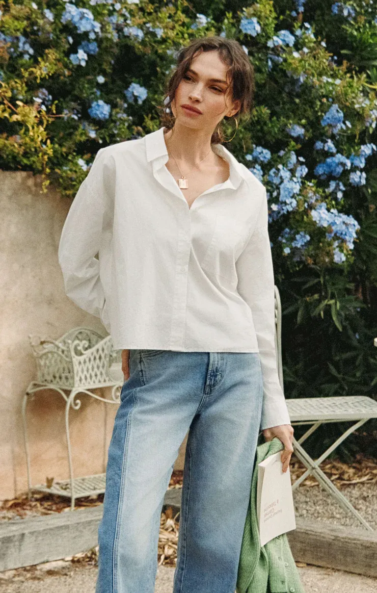 Z Supply Lisette Top White