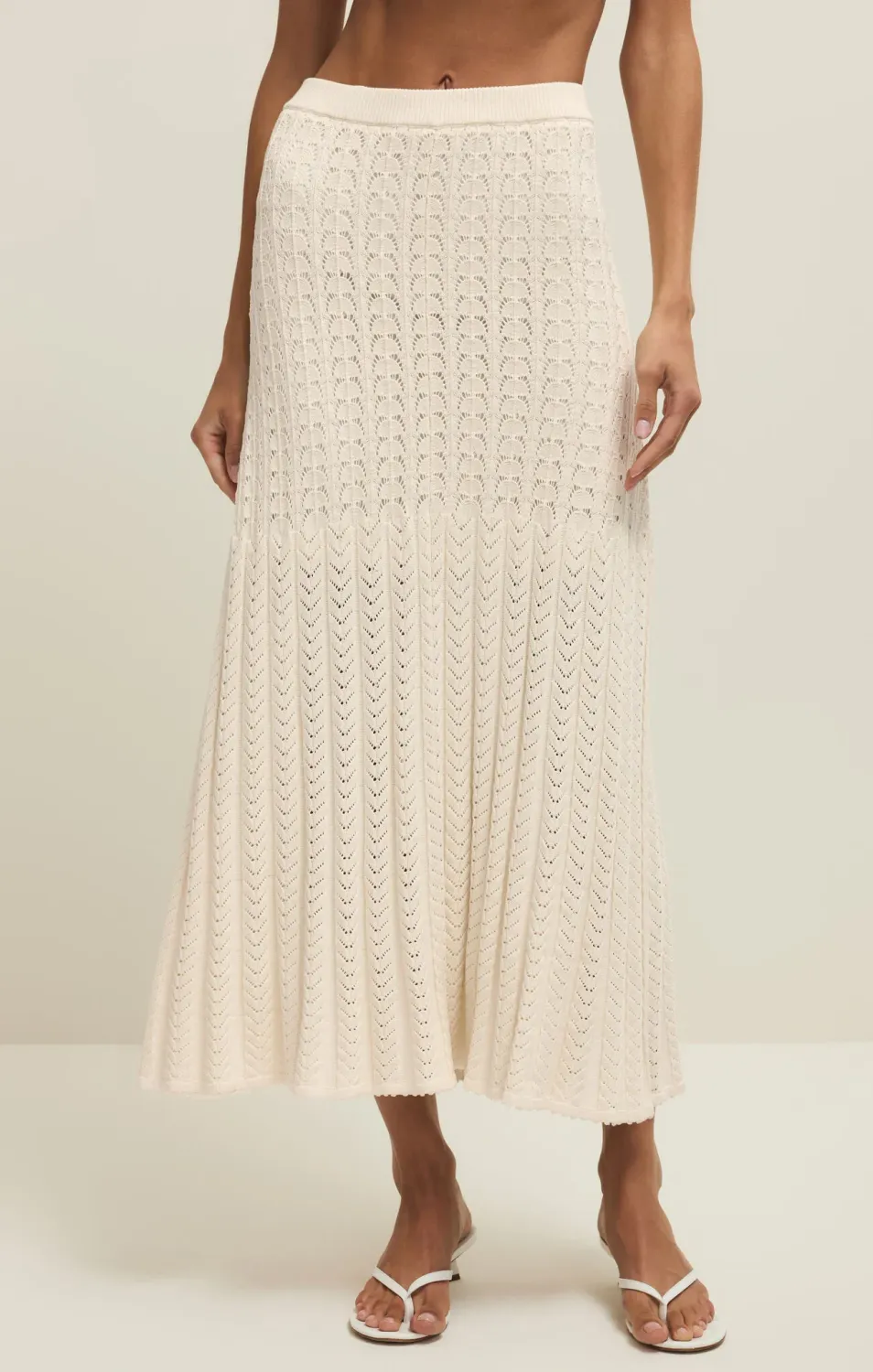 Z Supply Lexa Sweater Skirt Cloud