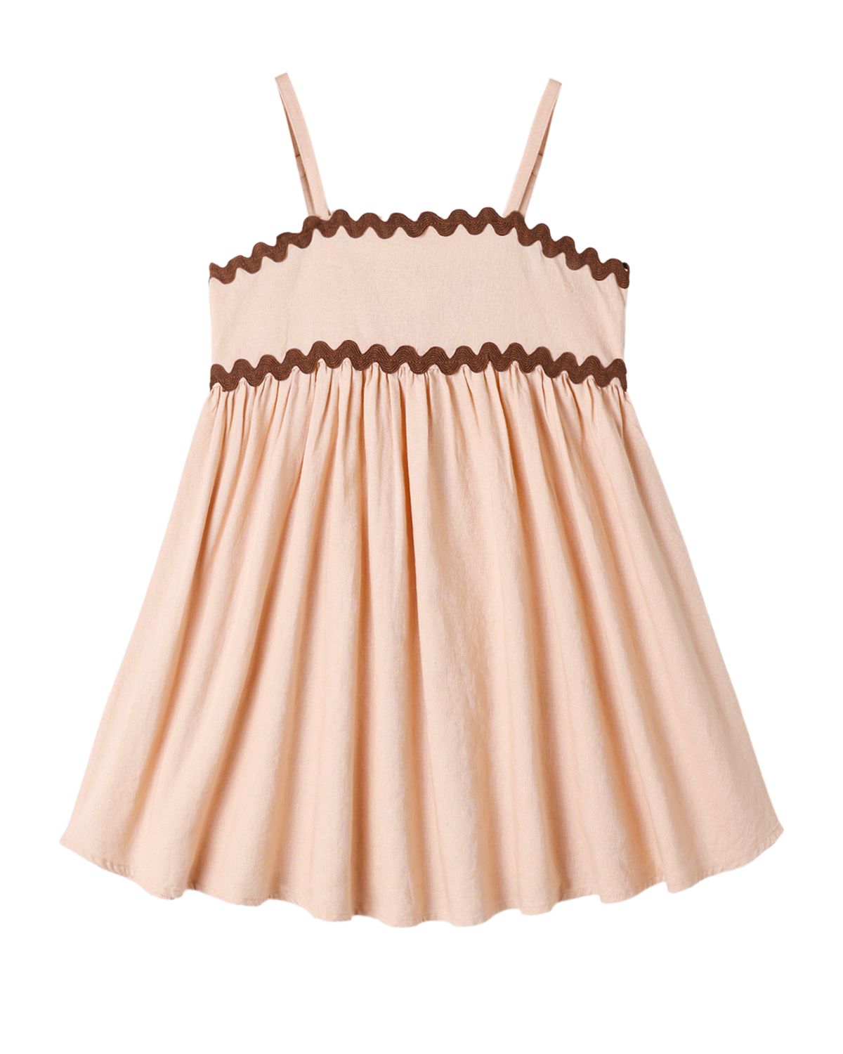RYLEE &amp; CRU RIC RAC DRESS BLUSH