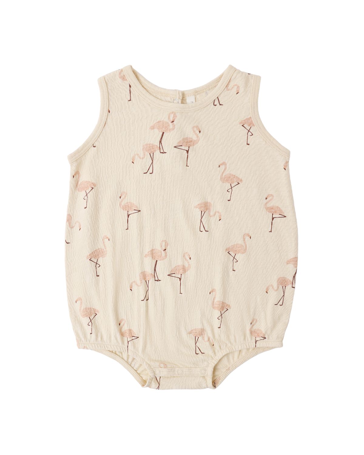 RYLEE &amp; CRU BUBBLE ONESIE FLAMINGO