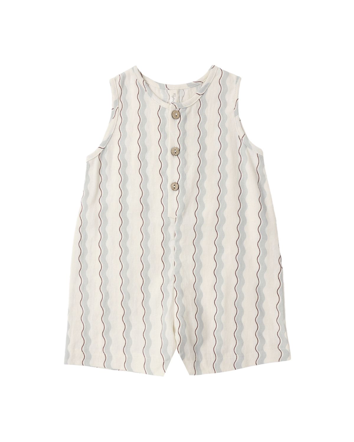 RYLEE &amp; CRU MAVRICK ROMPER WAVE STRIPE