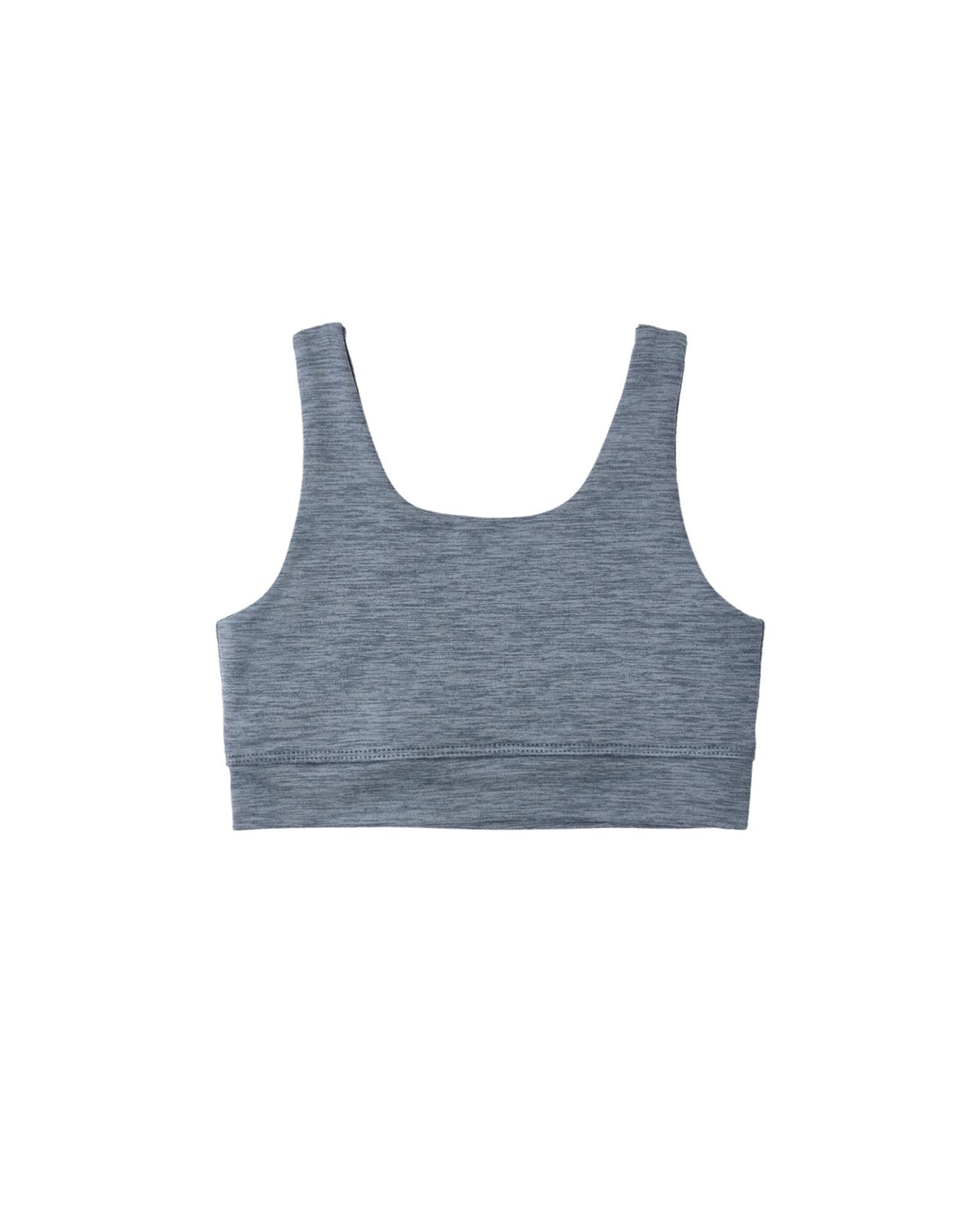 RYLEE &amp; CRU SWIFT SPORTS BRA HEATHERED MARINE