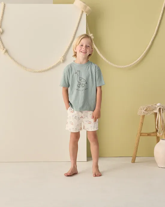 RYLEE &amp; CRU BOARDSHORT SURF TOWN