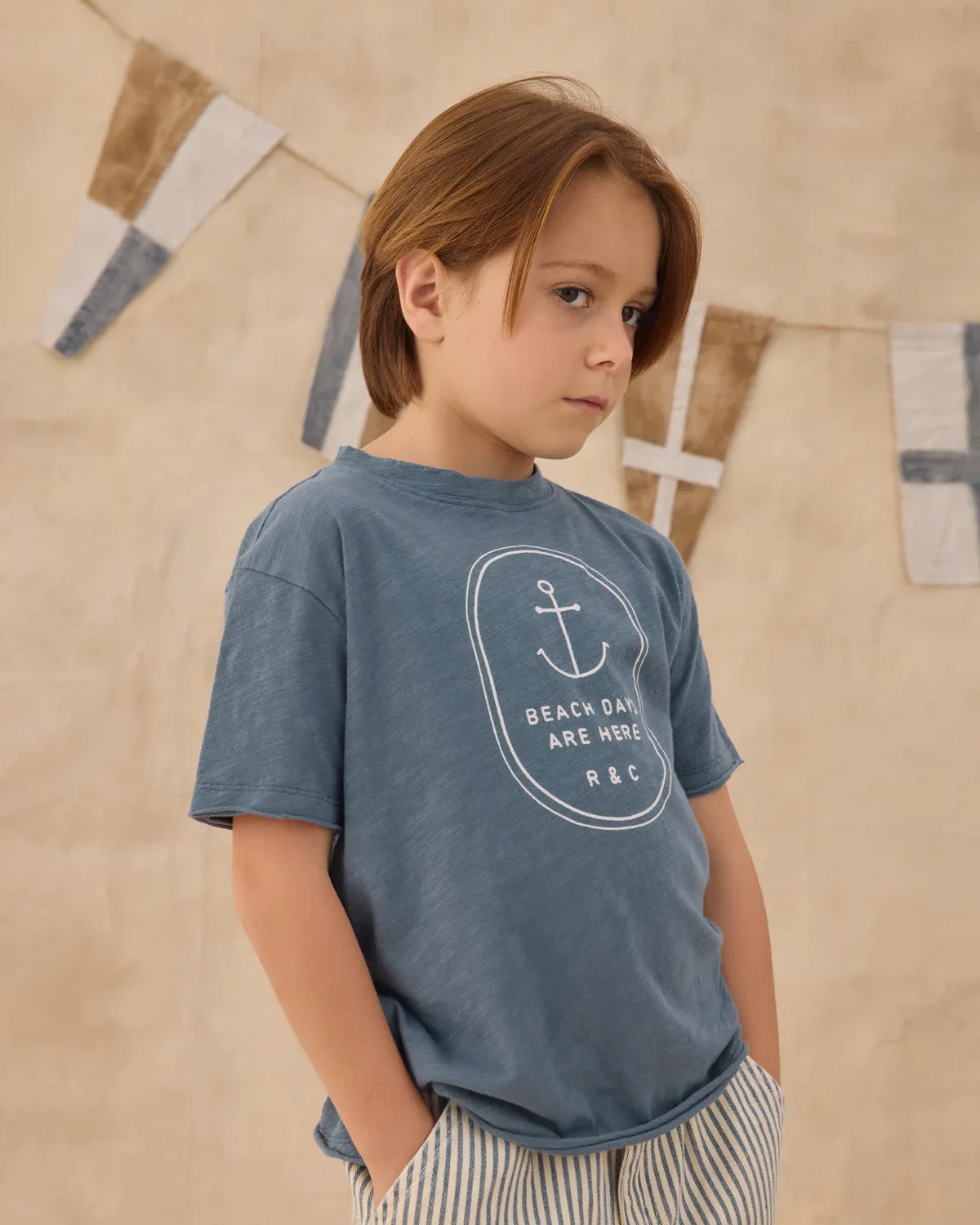 RYLEE &amp; CRU RAW EDGE TEE BEACH DAYS