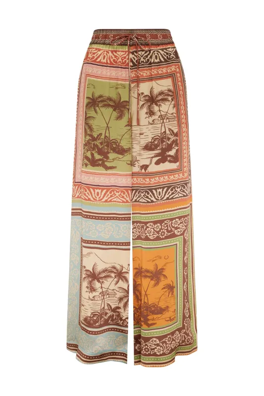 ALEMAIS ALBERTA SILK PANT