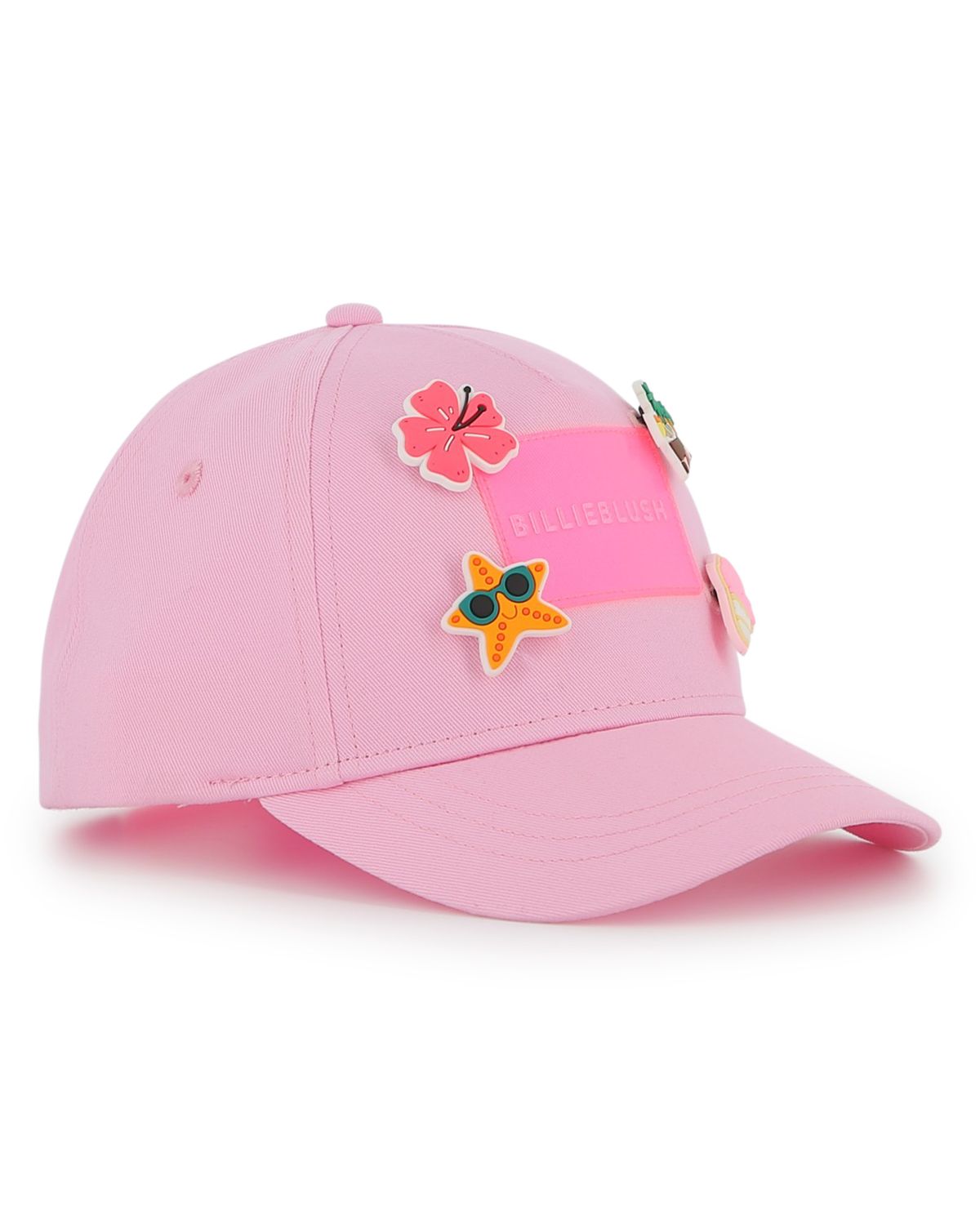BILLIE BLUSH BASEBALL CAP WITH CHARMS