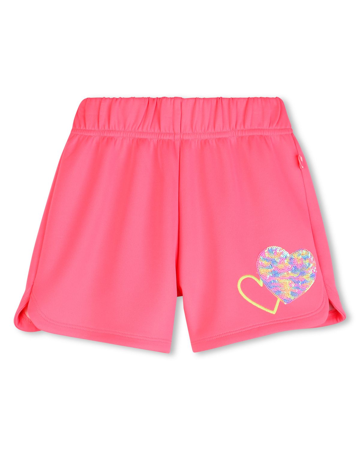 BILLIE BLUSH MODAL HEART GRAPHIC SHORTS