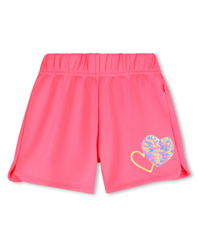 BILLIE BLUSH MODAL HEART GRAPHIC SHORTS