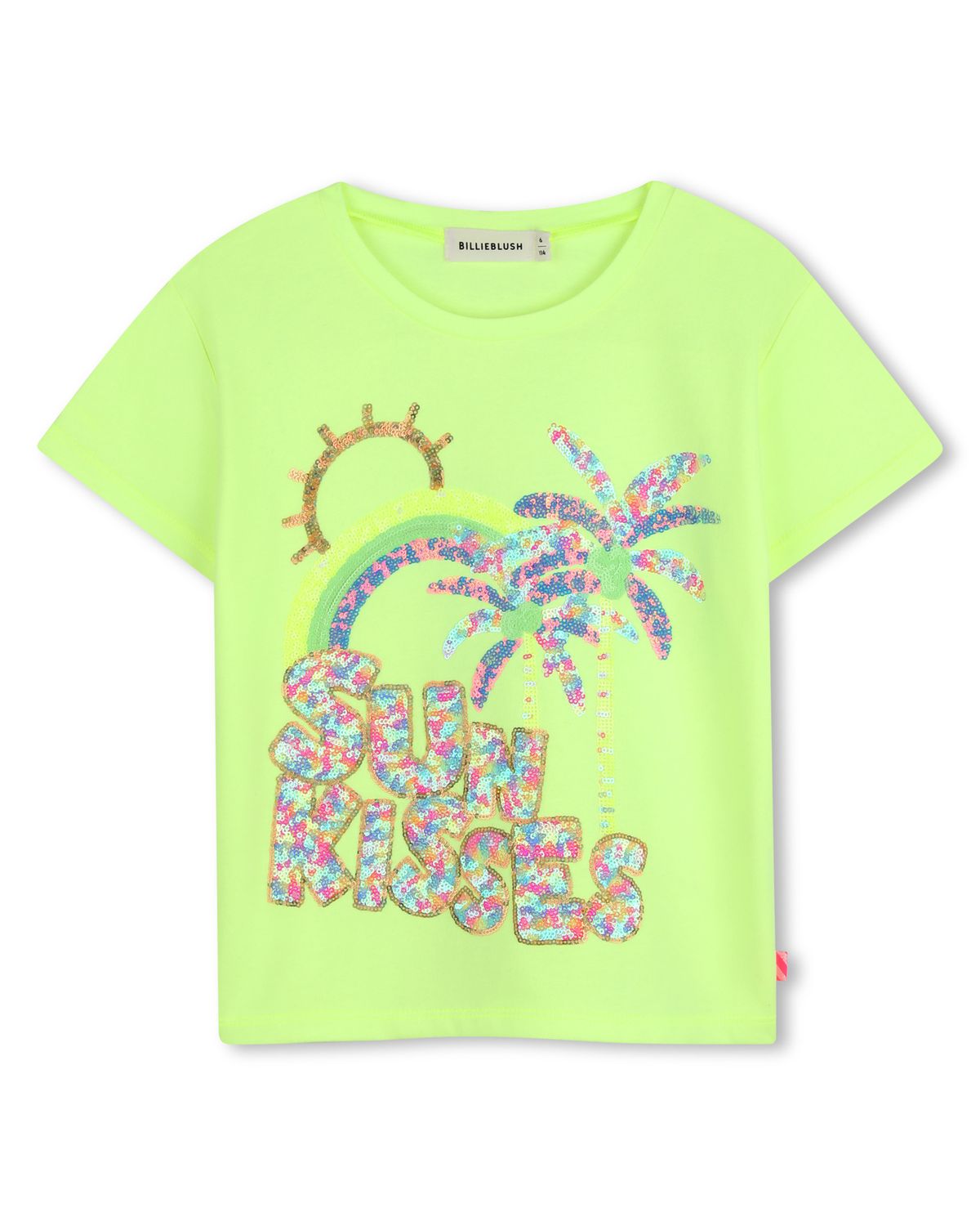 BILLIE BLUSH SEQUIN GRAPHIC SS TSHIRT