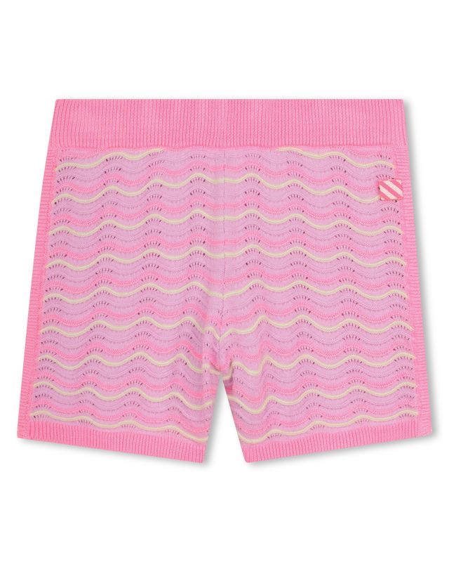 BILLIE BLUSH CROCHET SHORTS