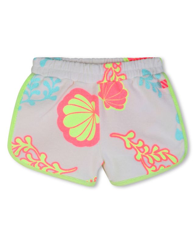 BILLIE BLUSH SEASHELL TOWEL SHORTS