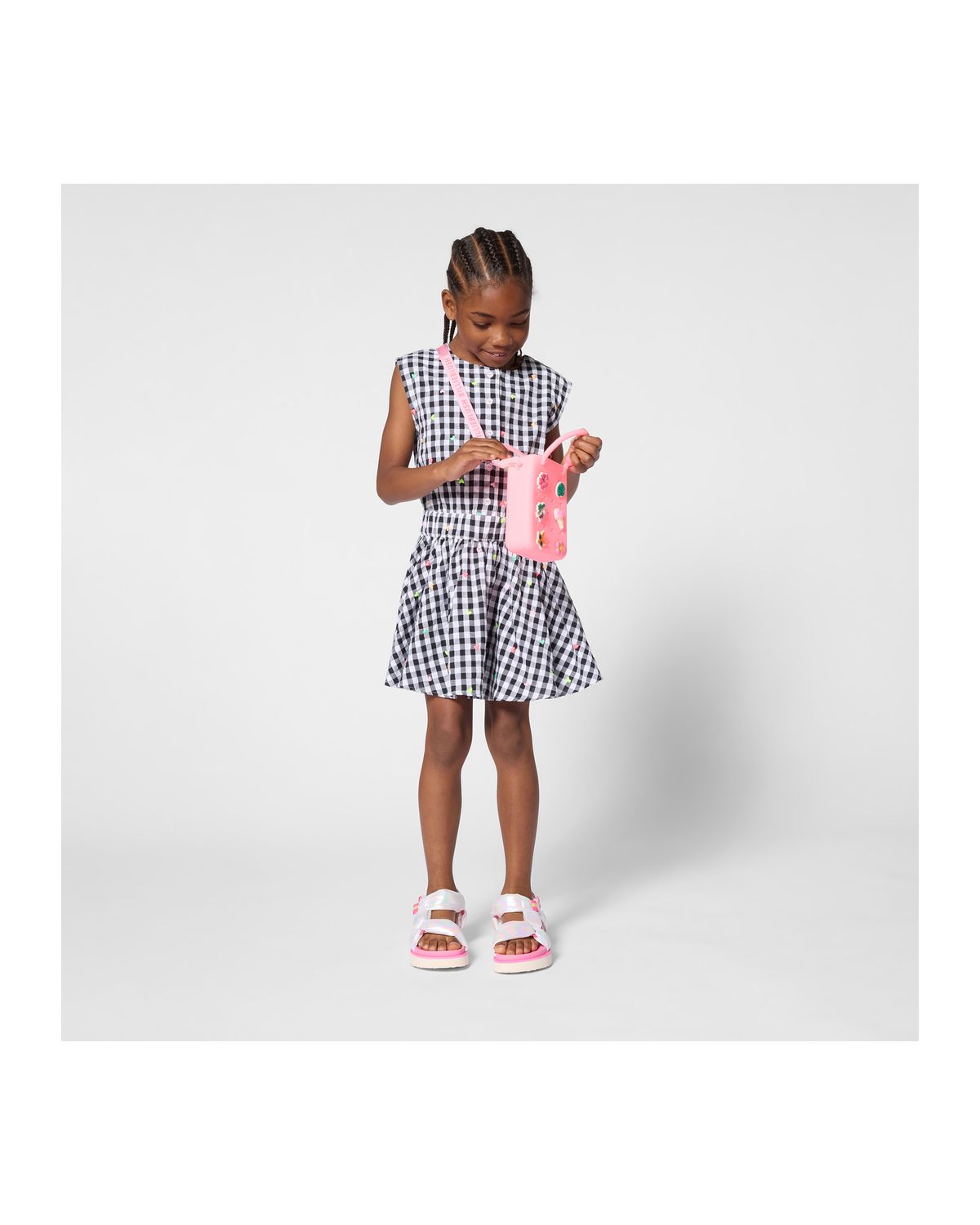 BILLIE BLUSH SILICONE HANDBAG WITH CHARMS