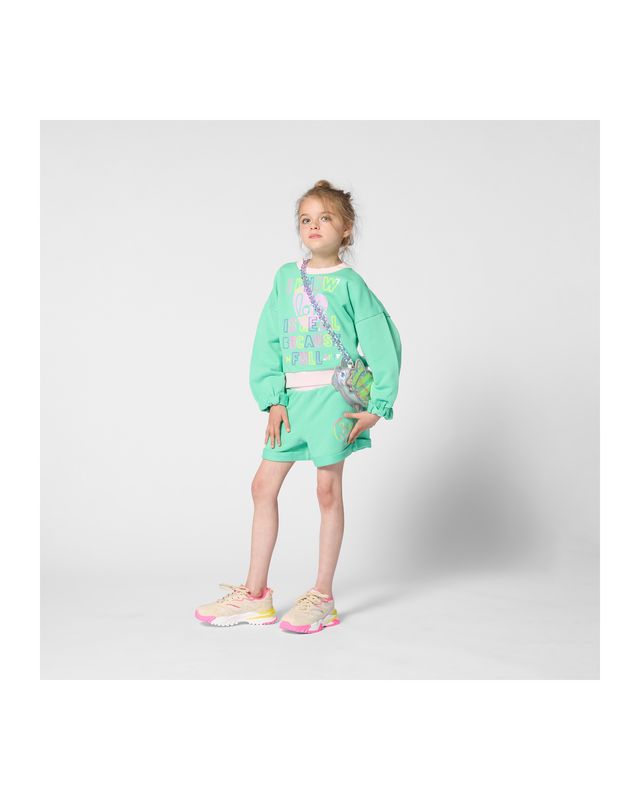 BILLIE BLUSH GRAPHIC CREWNECK SWEATSHIRT