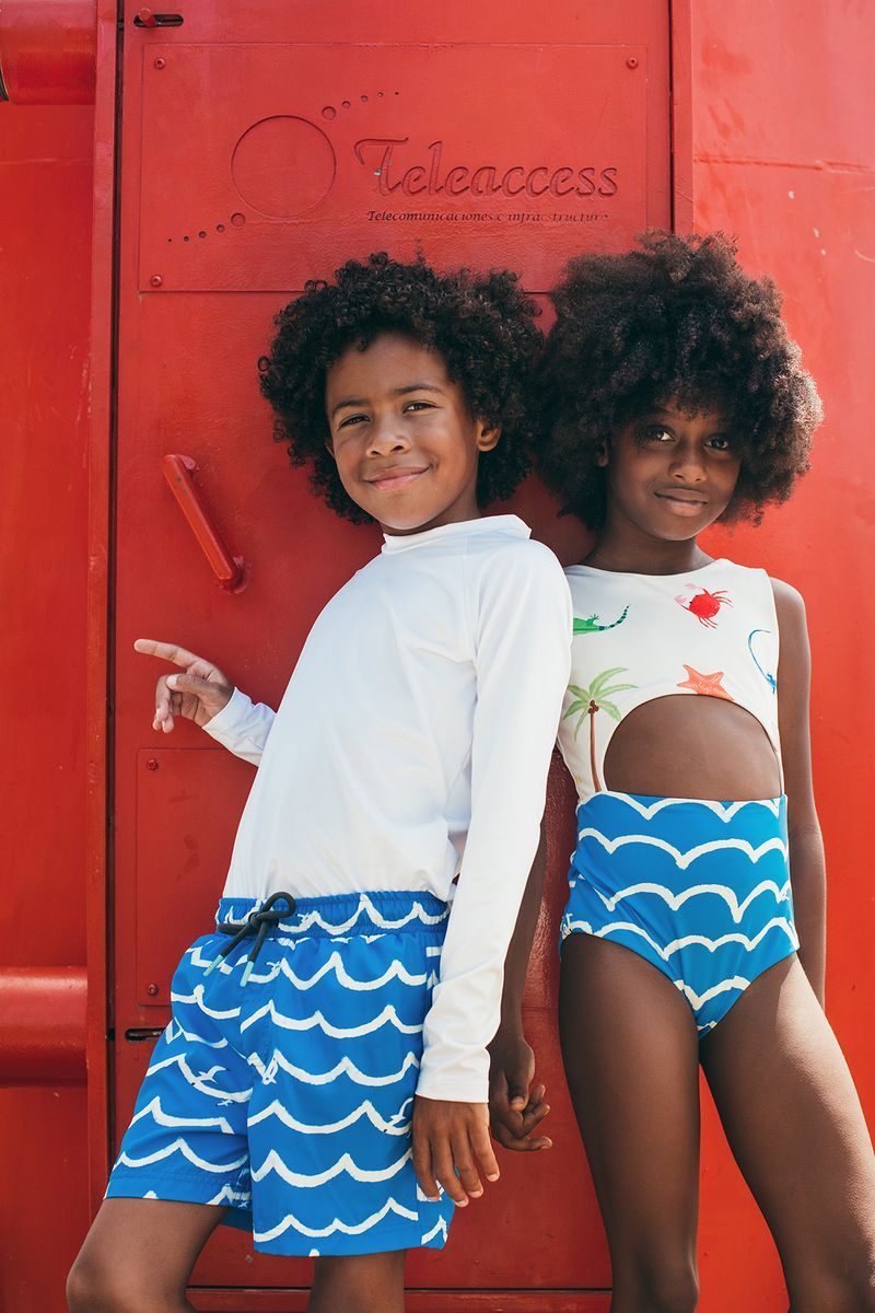 PEPITA &amp; ME SWIMSHORTS - MAR ADENTRO