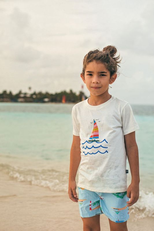 PEPITA &amp; ME COTTON T-SHIRT - VELERO