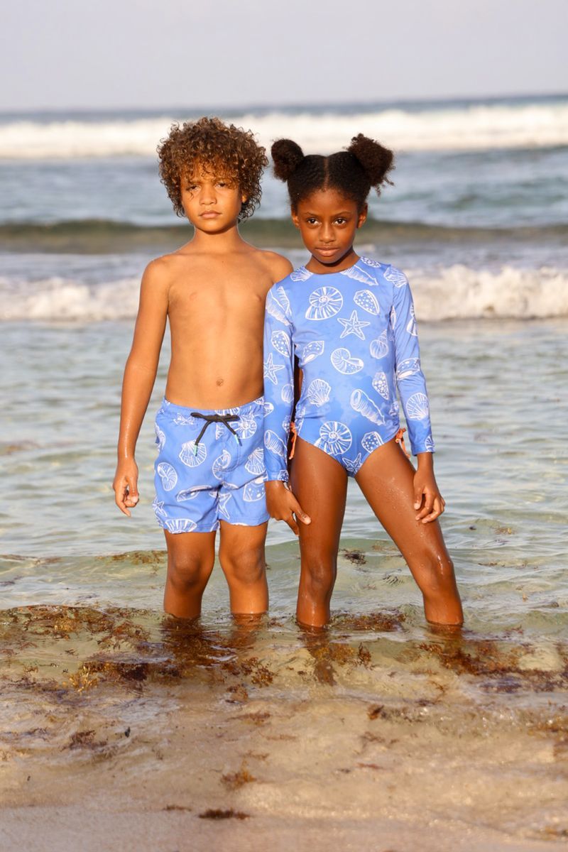 PEPITA &amp; ME SWIMSHORTS - ARENA DE PLAYA AZUL