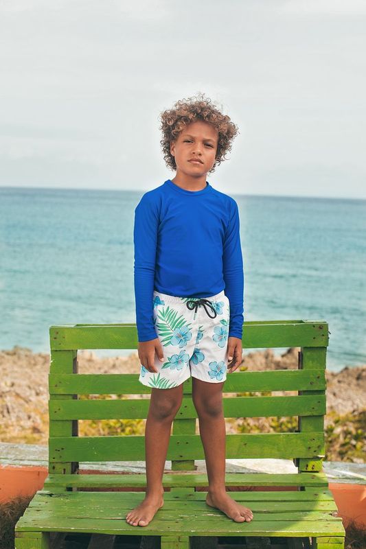 PEPITA &amp; ME SWIMSHORTS - HIBISCUS AZUL ARENA