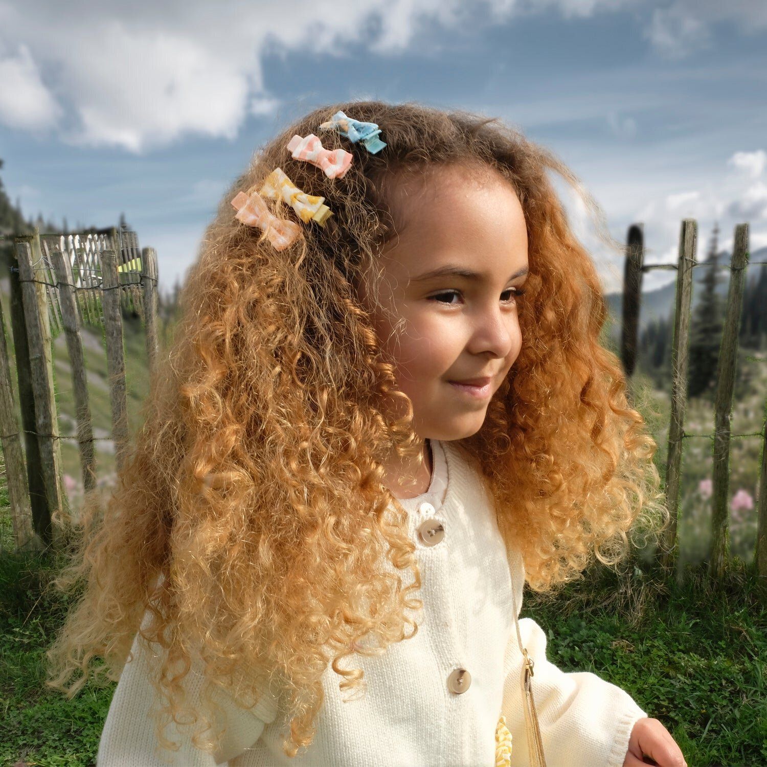 Rockahula Heidi Floral Mini Bow Clip Set