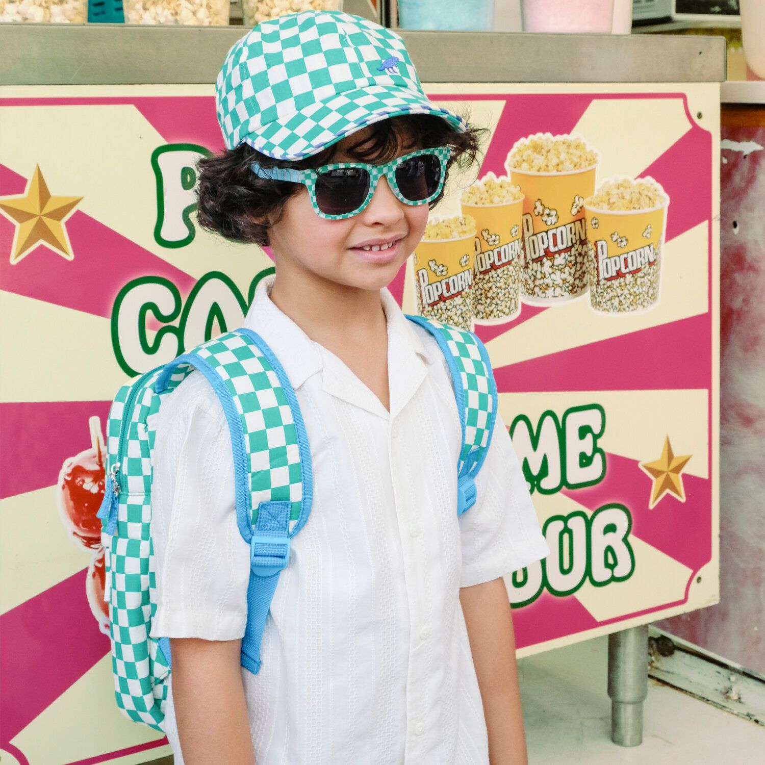 Rockahula Dinosaur Check Rucksack