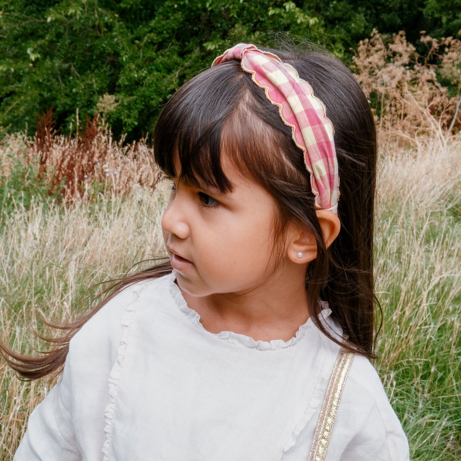 Rockahula Scalloped Gingham Headband