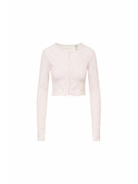 LOVE SHACK FANCY LAUDIE ZIPUP CHANTILLY