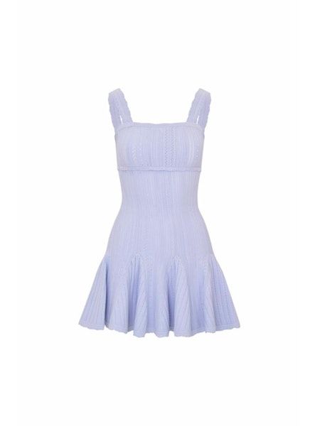 LOVE SHACK FANCY TABATHA DRESS MOONWASH