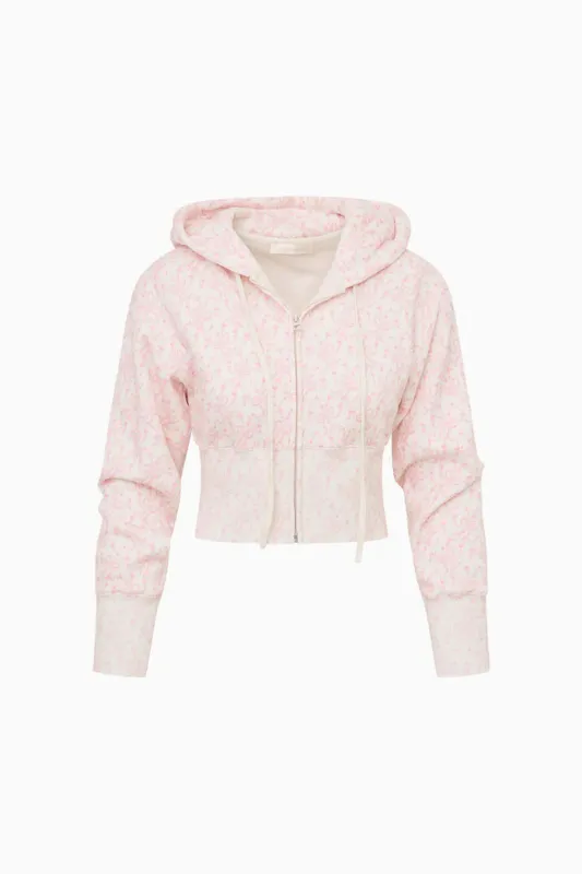 LOVE SHACK FANCY ARIENNE HOODIE CHANTILLY