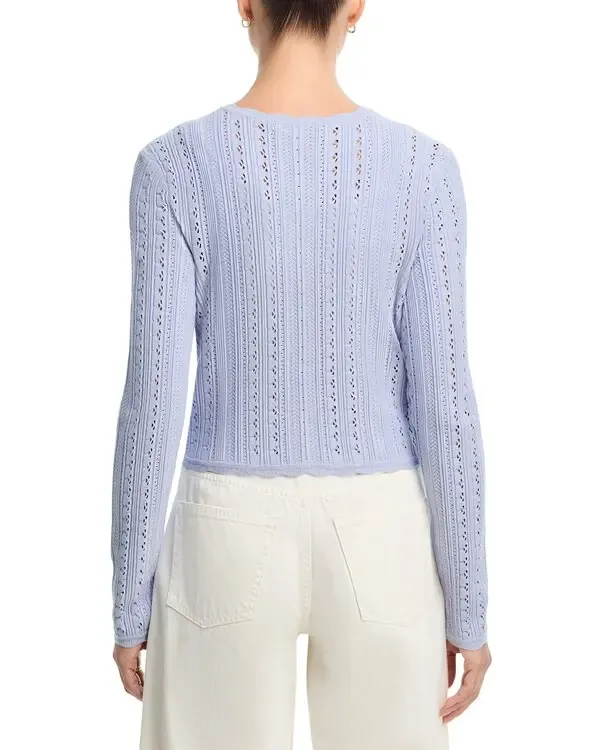 LOVE SHACK FANCY PERIDOT CARDIGAN MOONWASH