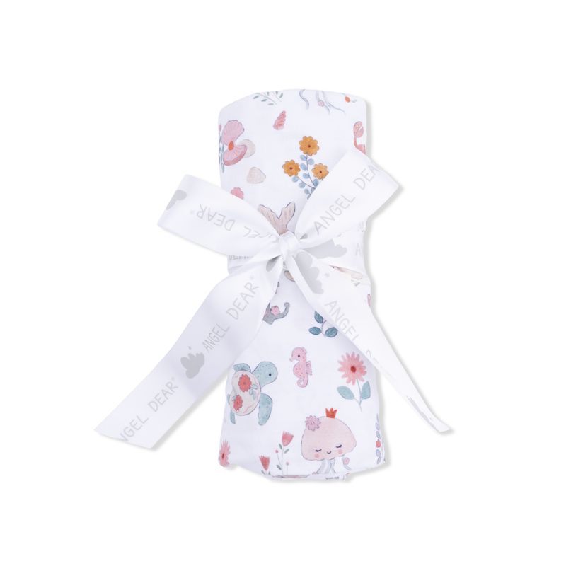 Angel Dear Garden Sea Creatures - Swaddle Blanket